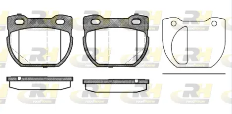 Brake Pad Set, disc brake (2584.20)