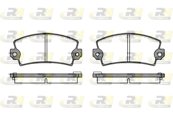 Brake Pad Set, disc brake (2021.16)