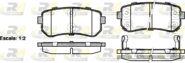 Brake Pad Set, disc brake (21209.02)