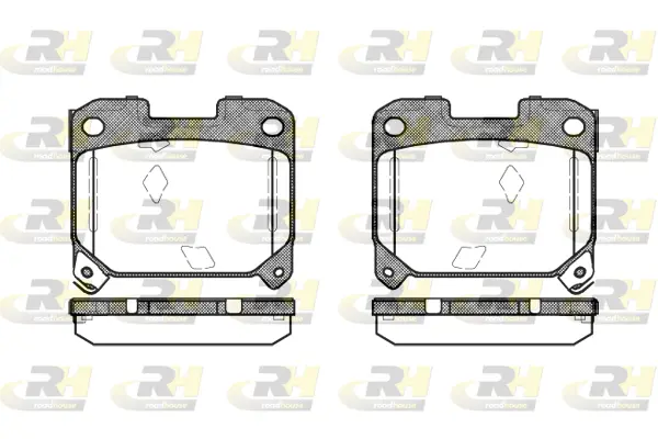 Brake Pad Set, disc brake (2475.04)