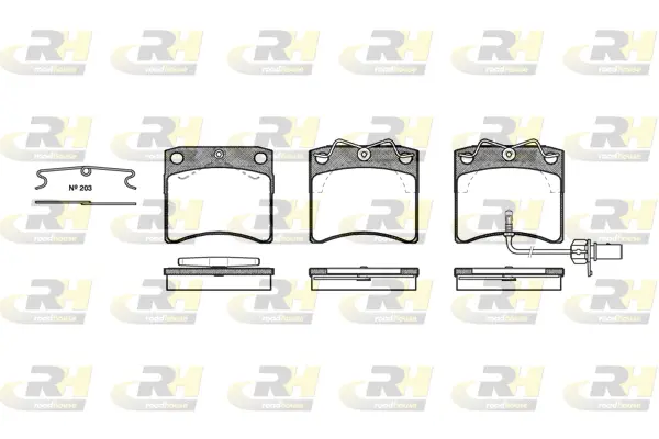 Brake Pad Set, disc brake (2385.11)