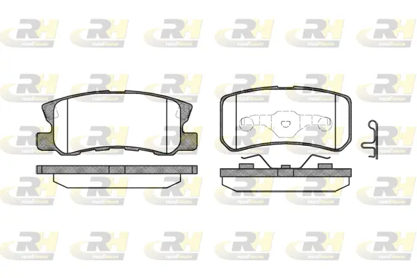 Brake Pad Set, disc brake (2803.02)
