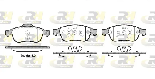 Brake Pad Set, disc brake (21248.10)