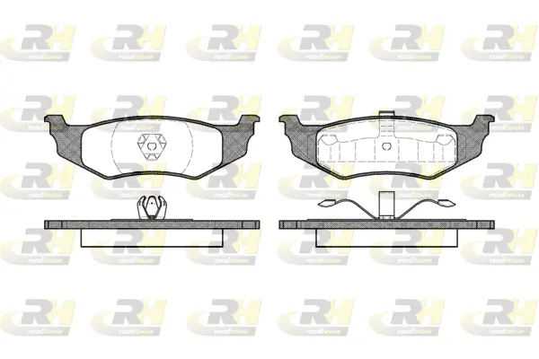 Brake Pad Set, disc brake (2482.00)
