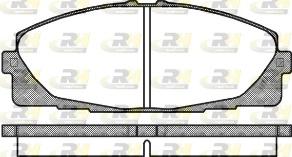 Brake Pad Set, disc brake (21325.00)