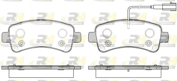 Brake Pad Set, disc brake (21588.02)