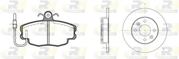 Brake Kit, disc brake (8141.00)