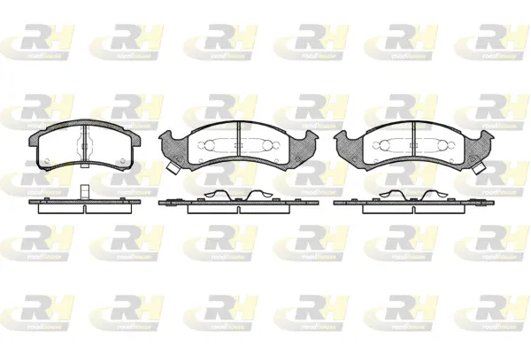 Brake Pad Set, disc brake (2569.00)