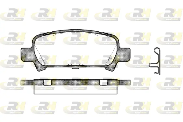 Brake Pad Set, disc brake (2729.02)
