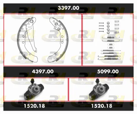 Brake Kit, drum brake (3397.00)