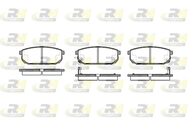 Brake Pad Set, disc brake (21042.02)