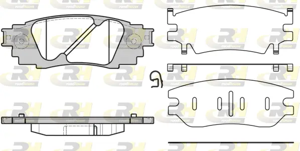 Brake Pad Set, disc brake (21636.10)