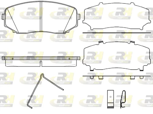 Brake Pad Set, disc brake (21267.02)