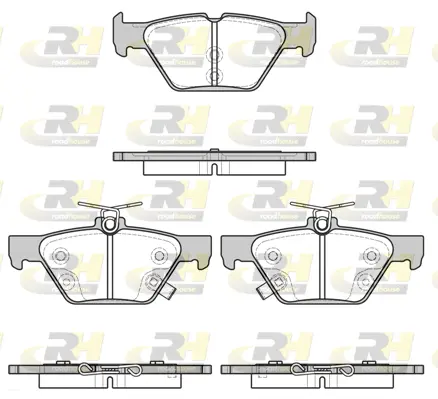 Brake Pad Set, disc brake (21638.02)