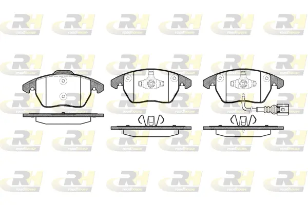Brake Pad Set, disc brake (21030.01)