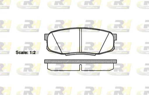 Brake Pad Set, disc brake (21272.00)
