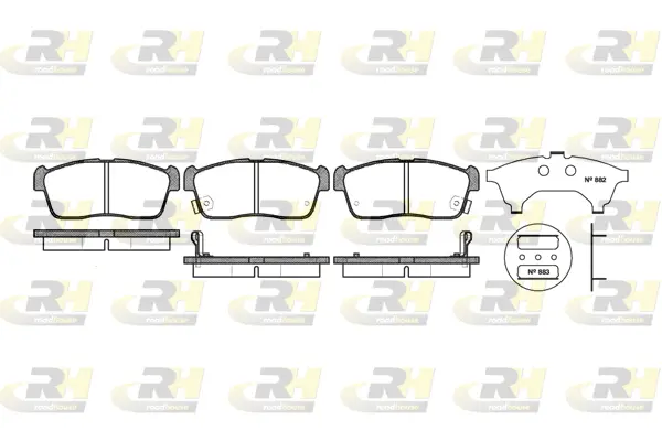 Brake Pad Set, disc brake (2724.02)