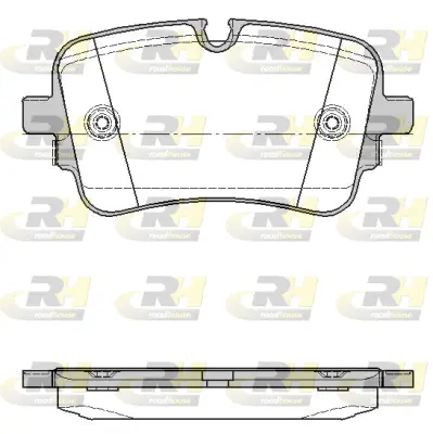 Brake Pad Set, disc brake (21668.10)