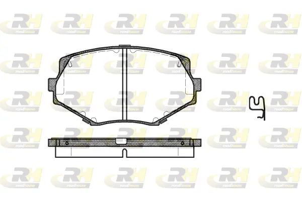 Brake Pad Set, disc brake (2478.02)