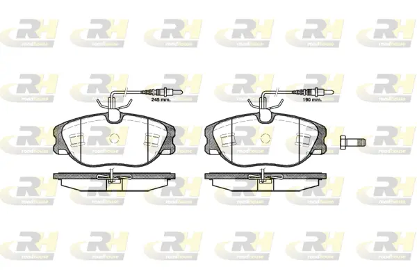 Brake Pad Set, disc brake (2305.44)