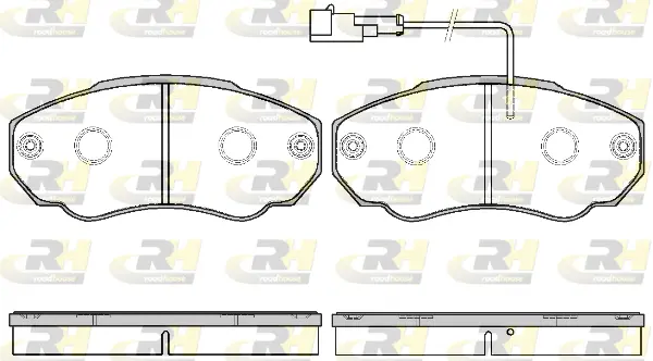 Brake Pad Set, disc brake (2960.21)