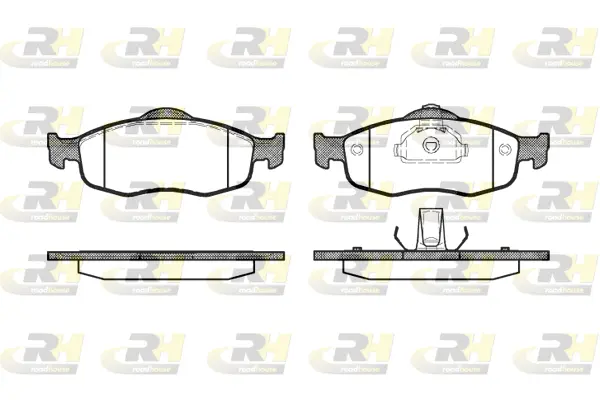 Brake Pad Set, disc brake (2432.00)
