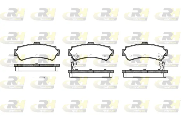 Brake Pad Set, disc brake (2607.02)