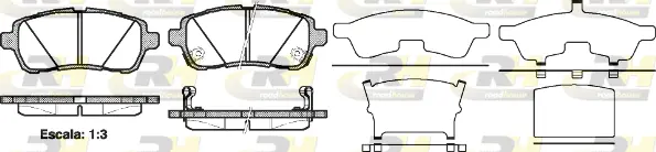 Brake Pad Set, disc brake (21281.02)