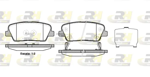 Brake Pad Set, disc brake (21274.02)