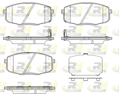 Brake Pad Set, disc brake (21038.12)