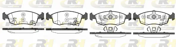 Brake Pad Set, disc brake (2172.50)