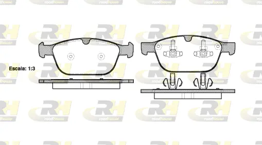 Brake Pad Set, disc brake (21397.00)