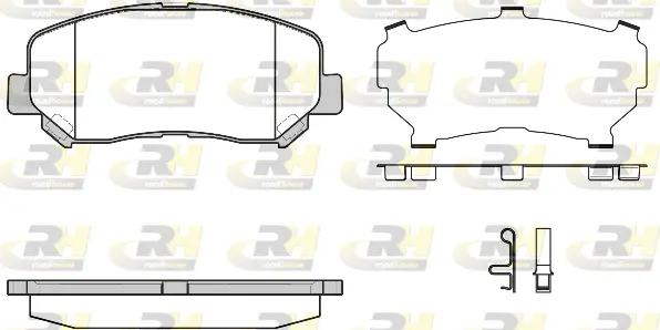 Brake Pad Set, disc brake (21513.24)