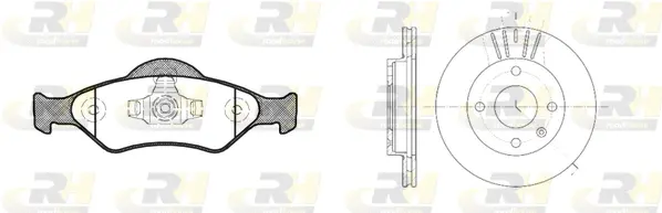 Brake Kit, disc brake (8765.00)