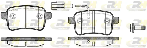 Brake Pad Set, disc brake (21450.02)