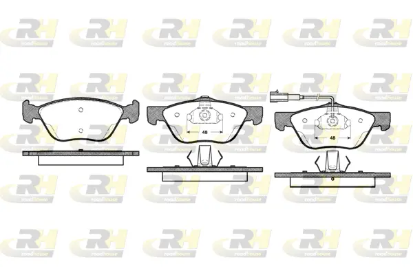 Brake Pad Set, disc brake (2589.21)