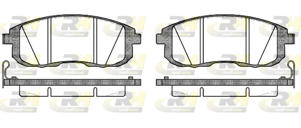 Brake Pad Set, disc brake (2293.14)
