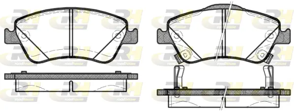 Brake Pad Set, disc brake (21310.02)