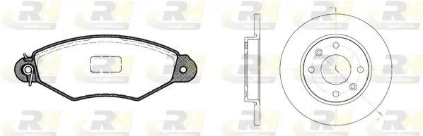 Brake Kit, disc brake (8643.00)