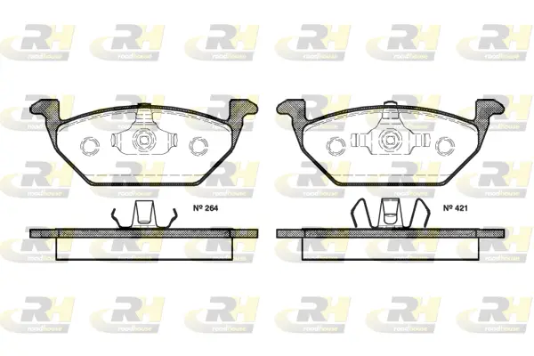 Brake Pad Set, disc brake (2633.20)