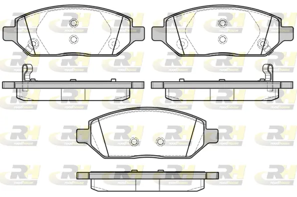 Brake Pad Set, disc brake (21674.02)