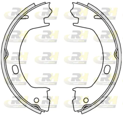 Brake Shoe, parking brake (4739.00)