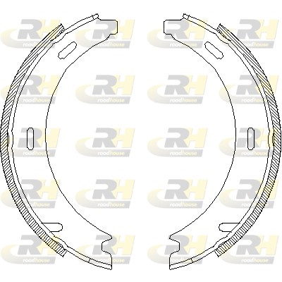 Brake Shoe, parking brake (4094.01)