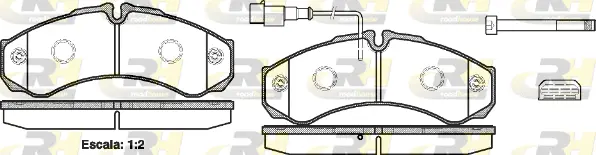 Brake Pad Set, disc brake (2651.32)