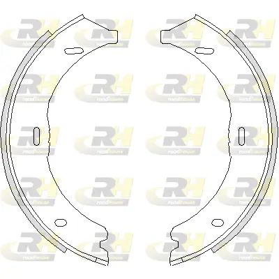 Brake Shoe, parking brake (4745.00)