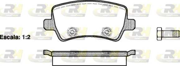 Brake Pad Set, disc brake (21236.00)