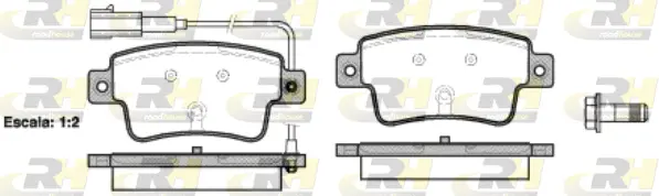 Brake Pad Set, disc brake (21198.02)