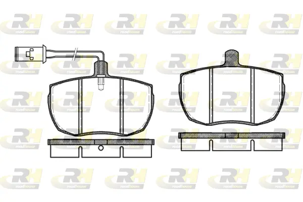 Brake Pad Set, disc brake (2056.12)