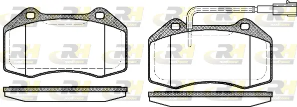 Brake Pad Set, disc brake (21113.12)