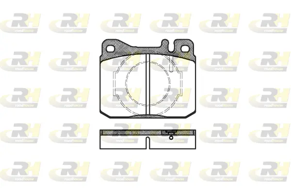 Brake Pad Set, disc brake (2010.40)